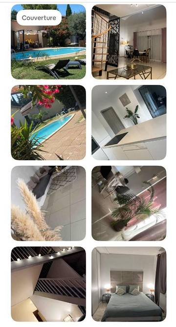 Villa pour 8 personnes, avec jardin et piscine, animaux acceptés à Avignon