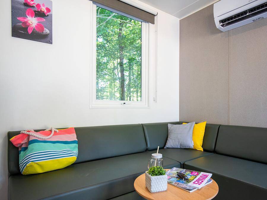 Camping Chateau de Fonrives - Mobilheim 5 personen - Premium Exclusive | 2 Zi. | 5 Pers. | Erhöhte Terrasse | 2 Bad | Klimaanlage | Tv in Villeneuve-sur-Lot und Umgebung