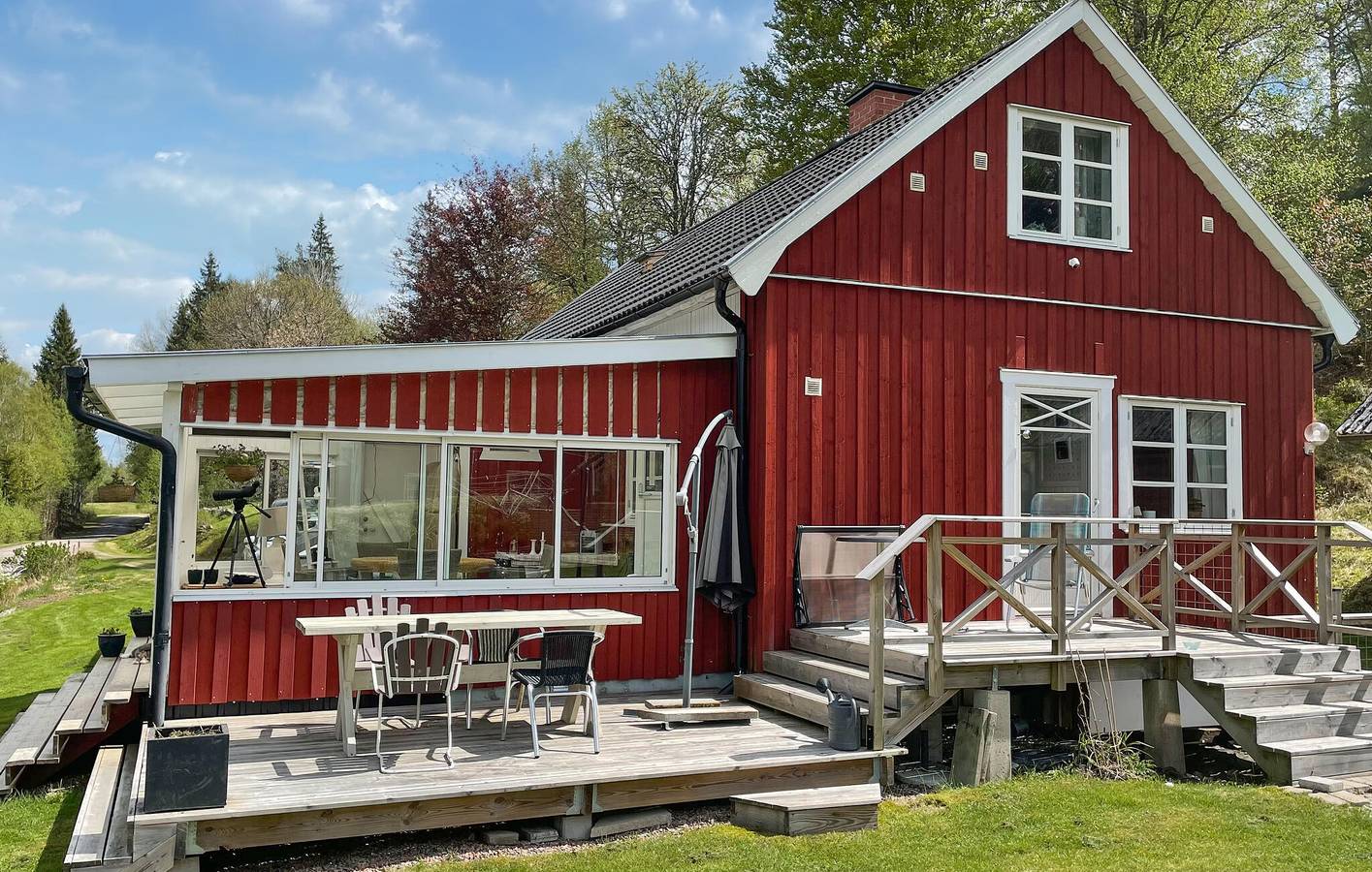 Casa de vacaciones para 6 personas con terraza in Provincia de Jönköping