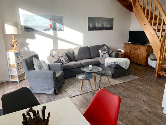 Ferienhaus für 3 Personen, mit Balkon und Terrasse sowie Garten und Ausblick in Grödersby
