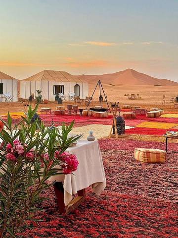 Cottage pour 2 personnes, avec vue et jardin dans Merzouga
