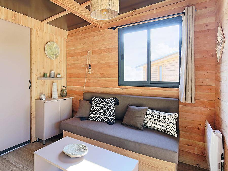 Camping La Source - Chalet 2 personen - Chalet Victoria in Martigues, Mittelmeerküste (Frankreich)