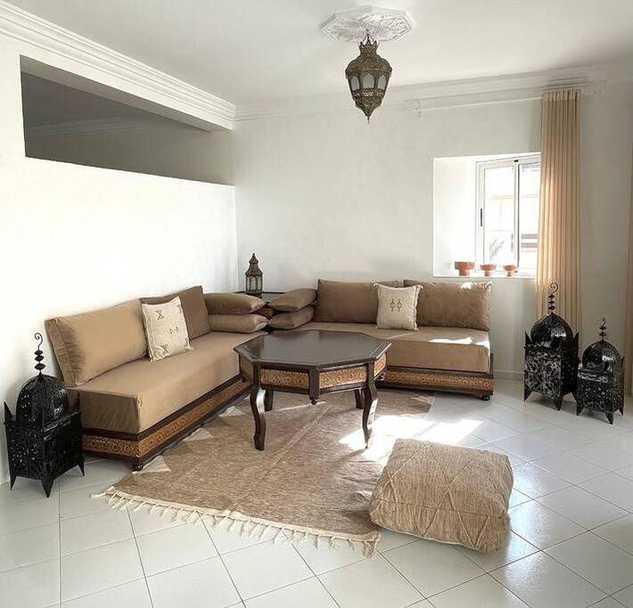 Appartement de vacances pour 4 personnes, avec terrasse ainsi que jardin et vue