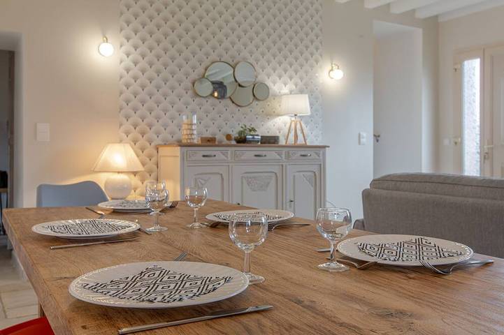 Maison de vacances pour 9 personnes, avec terrasse et jardin