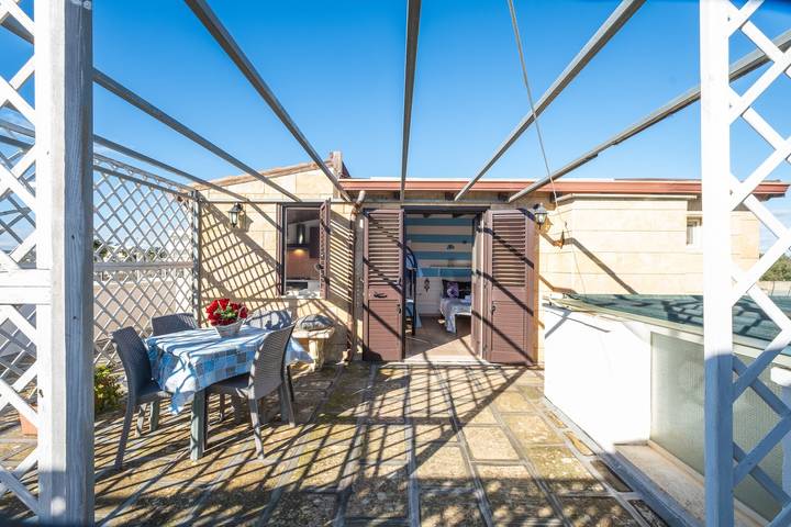 Boutique Villa – Loft Alma met Gedeeld Terras, Wi-Fi en Airconditioning in Porto Cesareo, Golf van Tarente