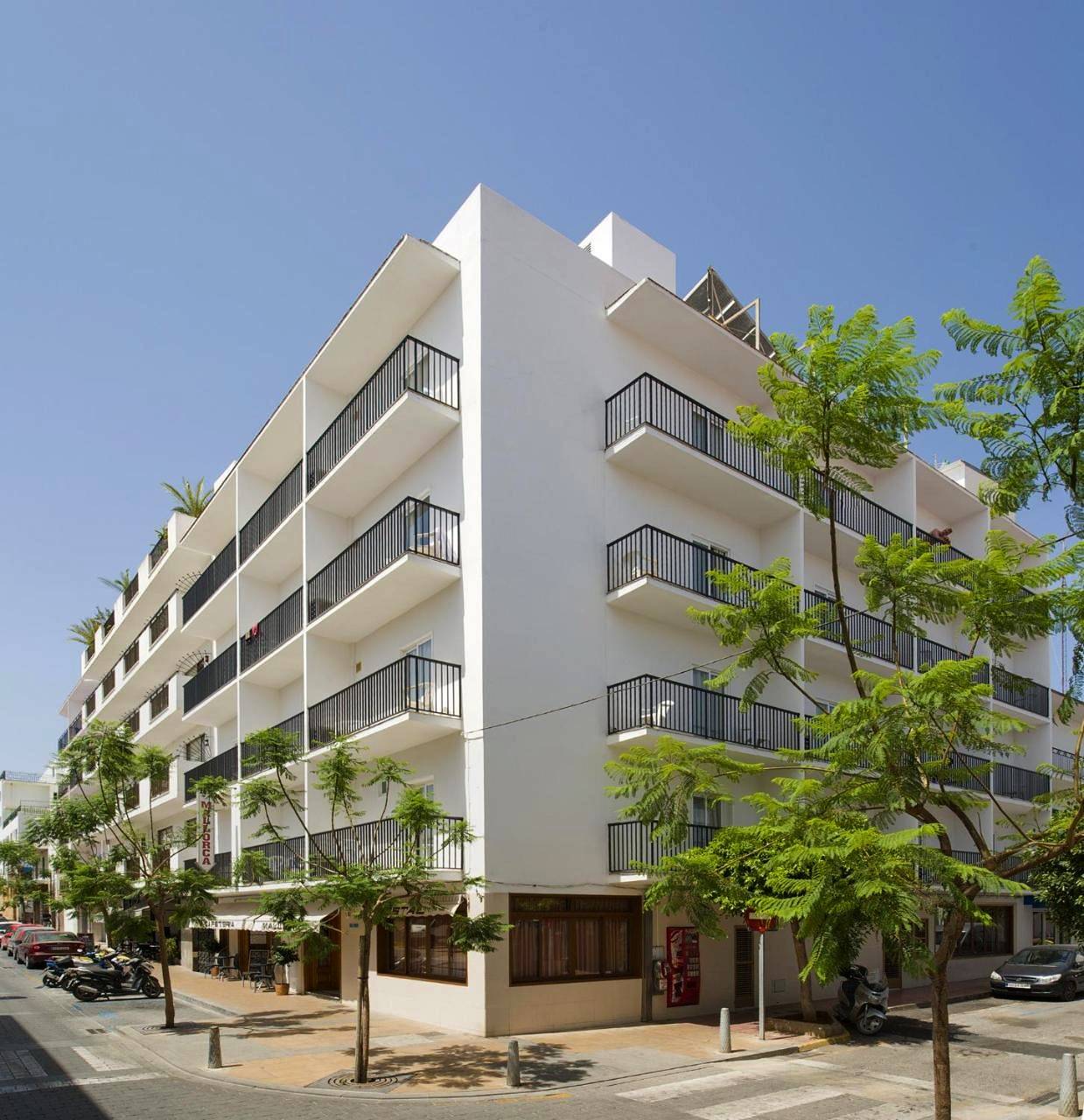 Hostal Mallorca in Ocean Beach Ibiza, Sant Antoni de Portmany