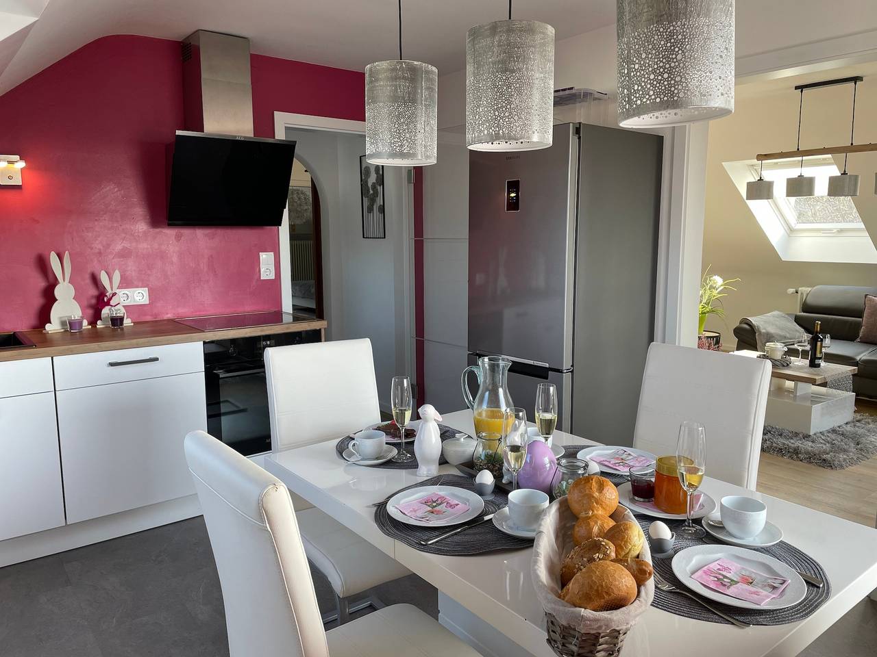 Ganze Ferienwohnung, Komfortable Ferienwohnung 100qm mit Loggia in Schauenstein im Frankenwald-Fichtelgebirge in Schauenstein, Landkreis Hof