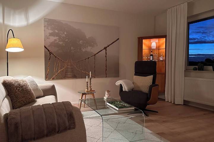 Ferienwohnung für 2 Personen, mit Balkon und Sauna sowie Garten in Kappelrodeck