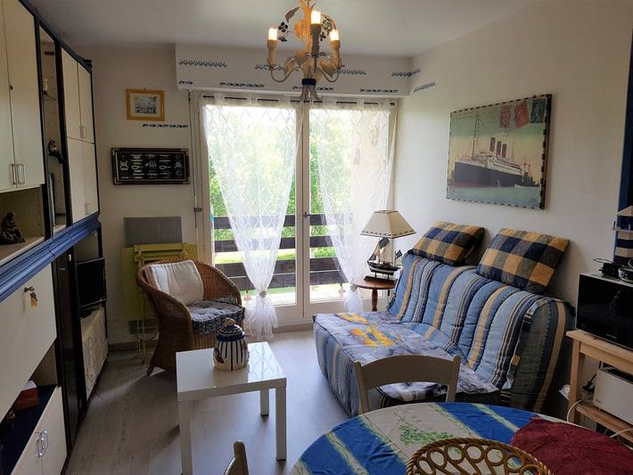 Appartement de vacances pour 4 personnes, avec balcon, animaux acceptés à Cabourg
