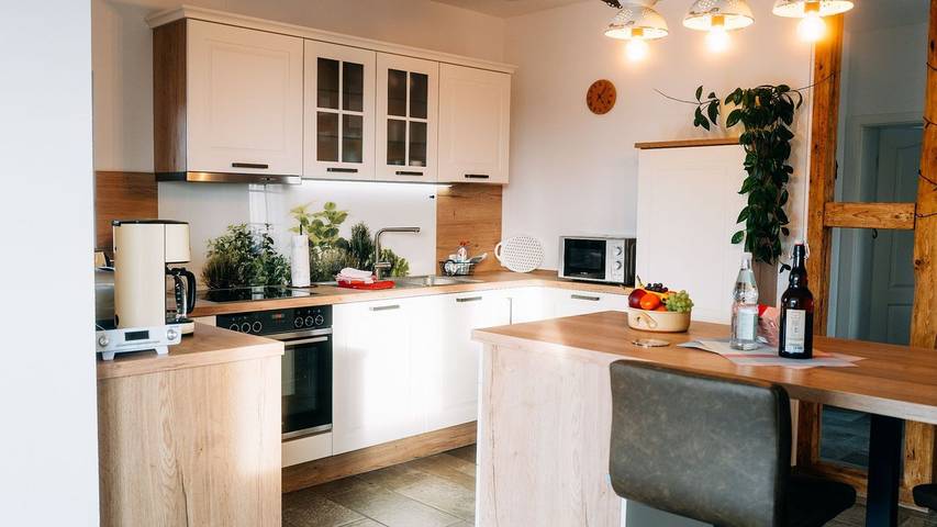 Ferienwohnung für 2 Personen, mit Ausblick und Garten in Bad Liebenstein