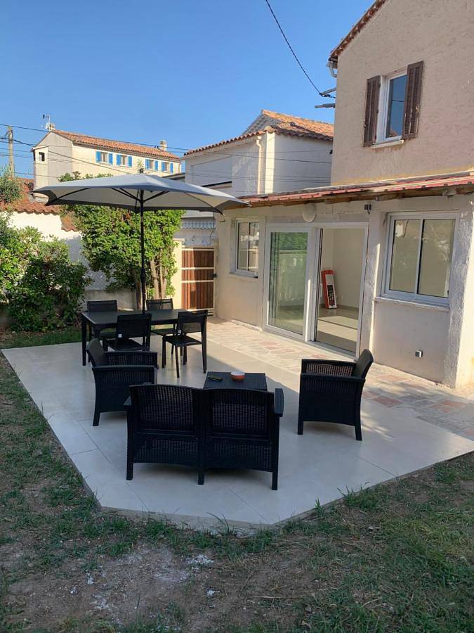 Appartement de vacances pour 3 personnes, avec terrasse et jardin