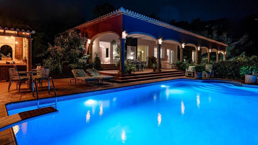 Casa rural para 8 personas, con vistas y sauna además de jardín y piscina en Pedreguer - 4