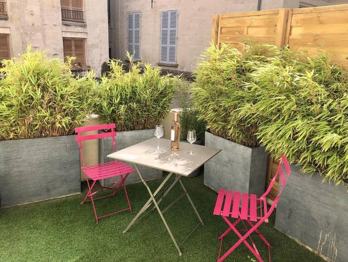 Gîte pour 3 personnes, avec Terrasse dans Théâtre des Halles