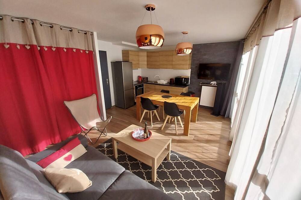 Ganze Wohnung, Le Génépiste, Tignes Le Lac, 3 * Wohnung renoviert, 3 Zimmer, 50 m2 in Tignes, Nationalpark Vanoise