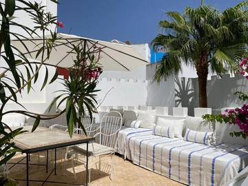 Location de vacances pour 6 personnes, avec jardin ainsi que vue et piscine dans Asilah