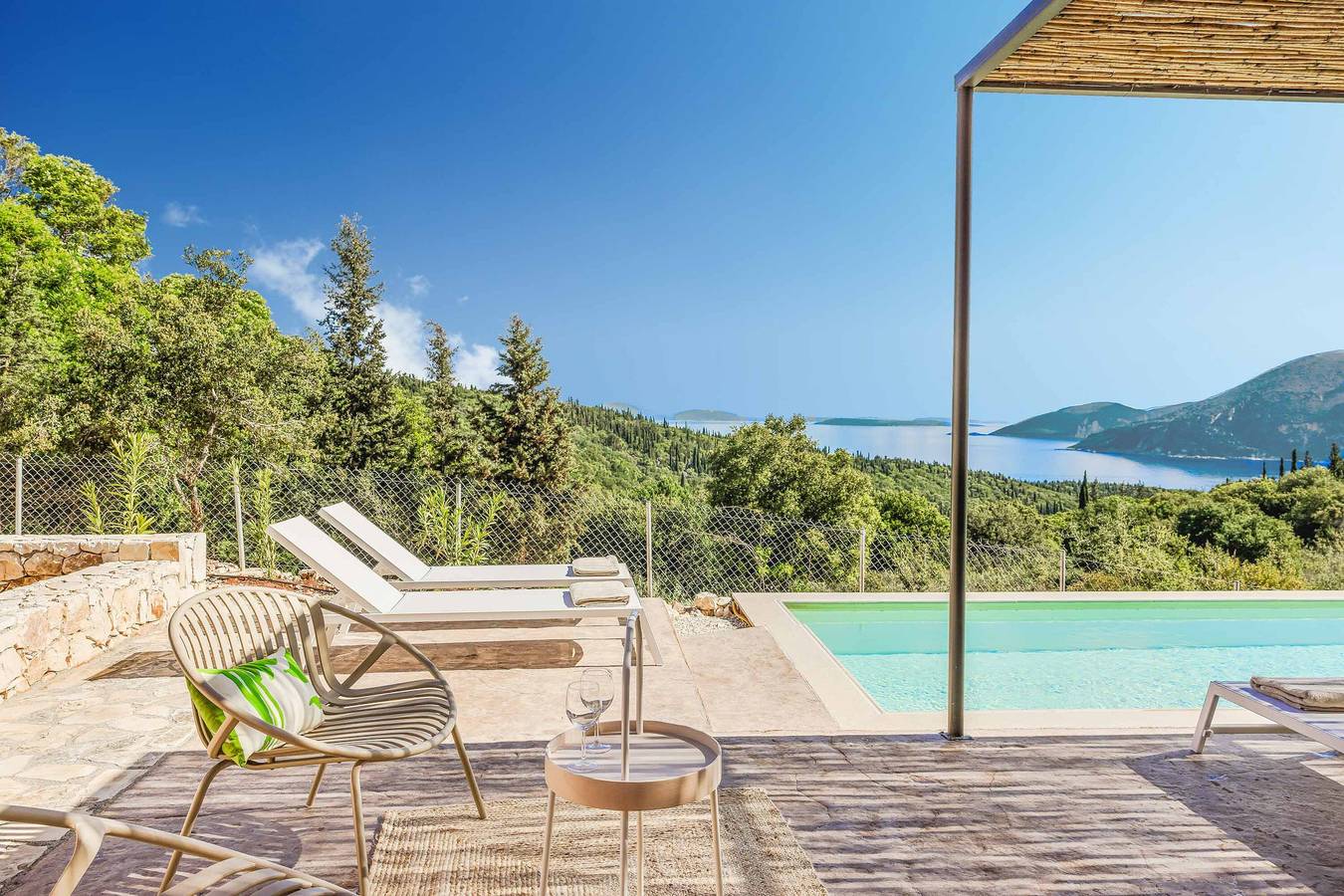Villa für 4 Personen mit Terrasse in Fiskardo, Kefalonia