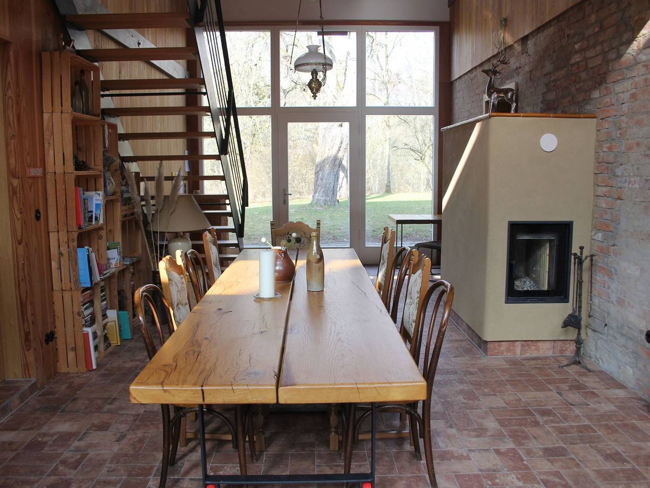 Ganze Ferienwohnung, Ferienwohnungen am Obersee - mit Zirbelholz unterm Darksky - Zwei - Raum - Ferienwohnung Steinwerder in Krakow am See, Naturpark Nossentiner/Schwinzer Heide