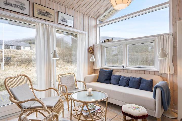 Gemütliches Ferienhaus mit Panoramaaussicht in Søndervig, Holmsland Klit