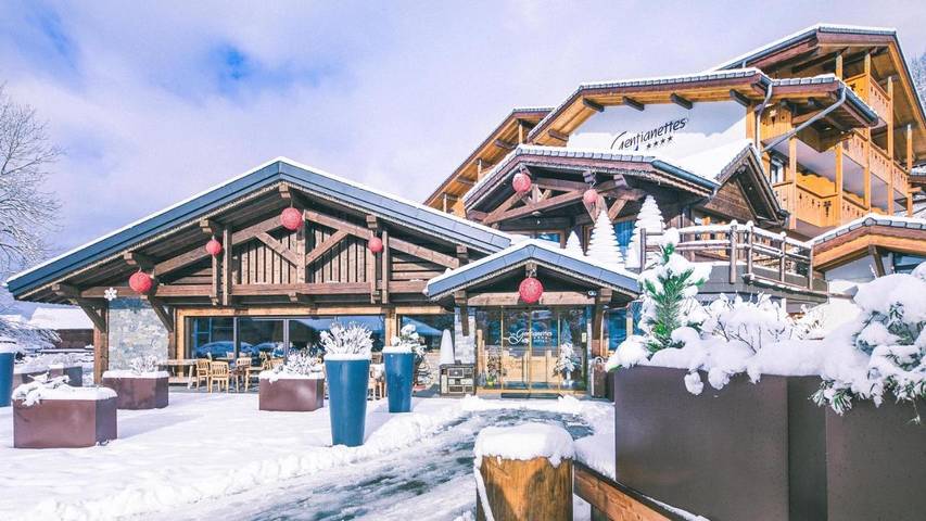 Hôtel pour 3 personnes, avec jardin et sauna ainsi que jacuzzi et piscine, animaux acceptés dans Office De Tourisme De La Chapelle D Abondance
