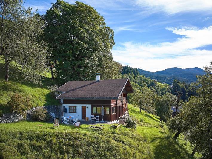 Ferienhaus für 8 Personen, mit Garten und Ausblick in Silbertal