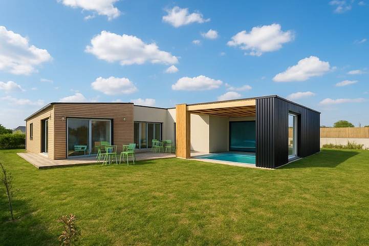 Maison de vacances pour 8 personnes, avec Terrasse et Jardin à Plouescat