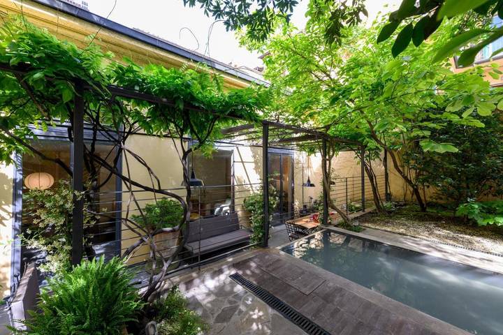 Ferienwohnung für 6 Personen, mit Terrasse und Garten sowie Pool und Sauna