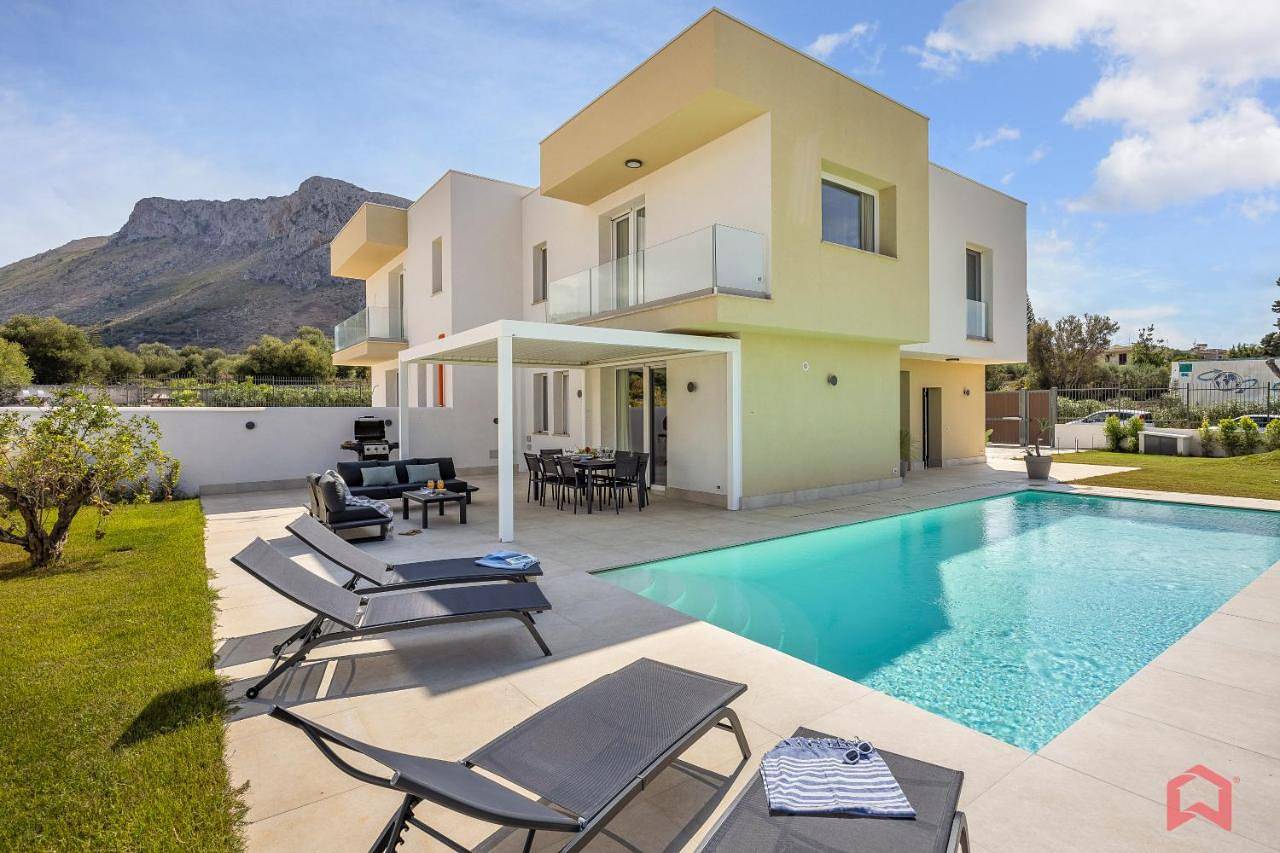 Brand New Villa with Private Heated Pool in Terrasini, Provincia di Palermo
