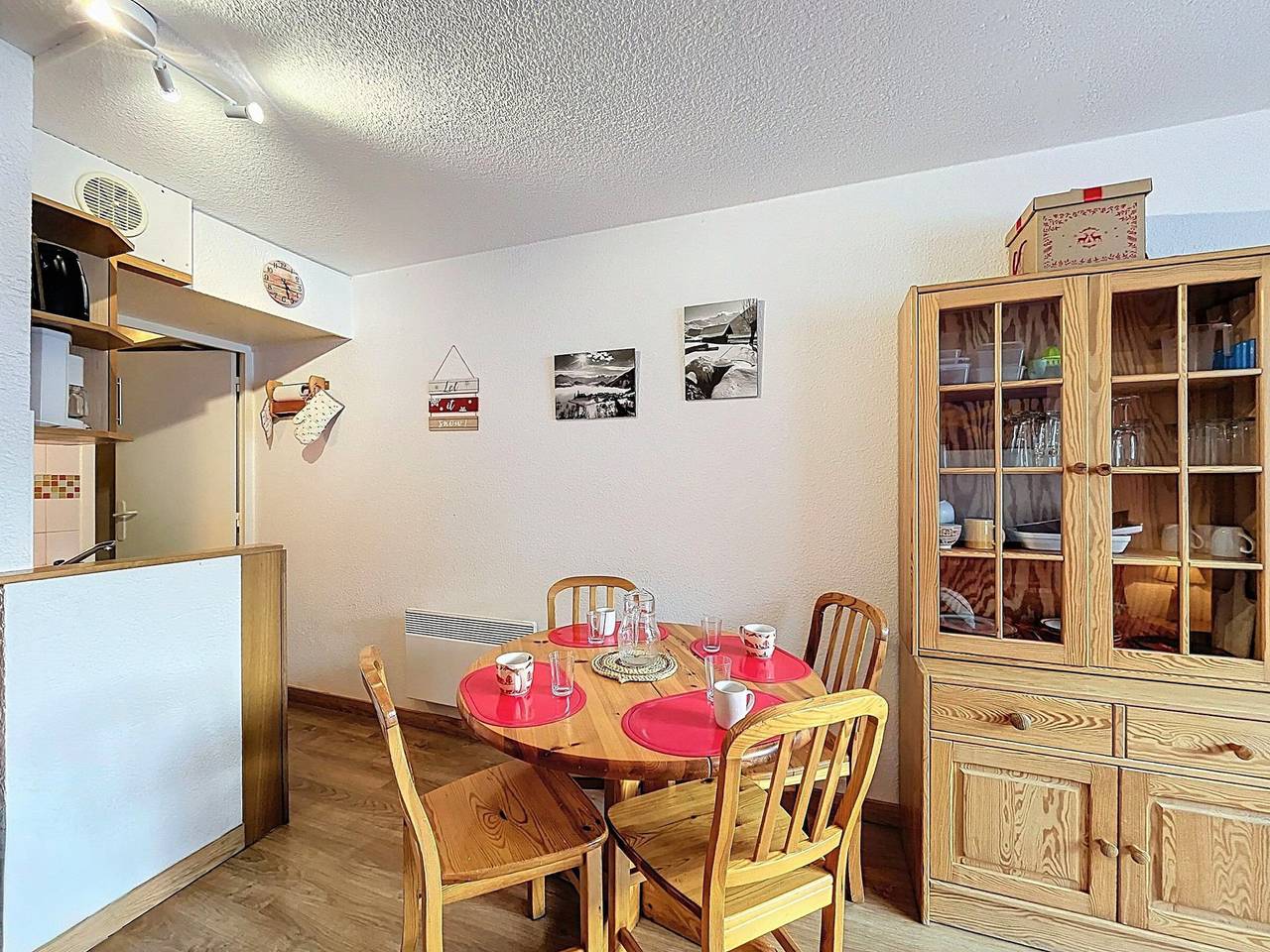 Estudio entero, Estudio a pie de pistas, balcón sur y wifi, 4 pers, Le Corbier in Le Corbier, Villarembert