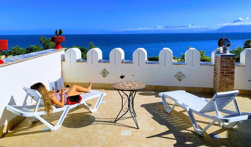 Appartamento per 4 persone, con terrazza e panorama a Porticello