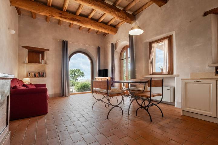 Hel lejlighed, Apartment 'Vulcinea In Poggio Rocco' with Private Terrace, Wi-Fi and Air Conditioning in Manciano (kommune), Grosseto Provinsen