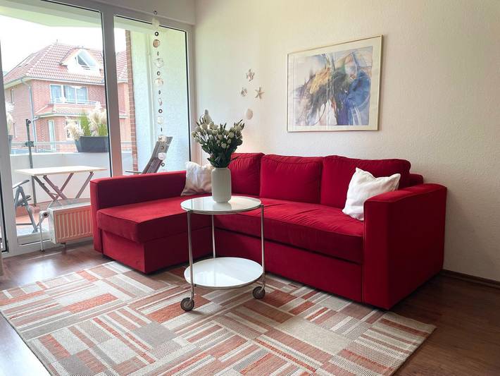 Ferienwohnung für 4 Personen, mit Balkon in Sahlenburg