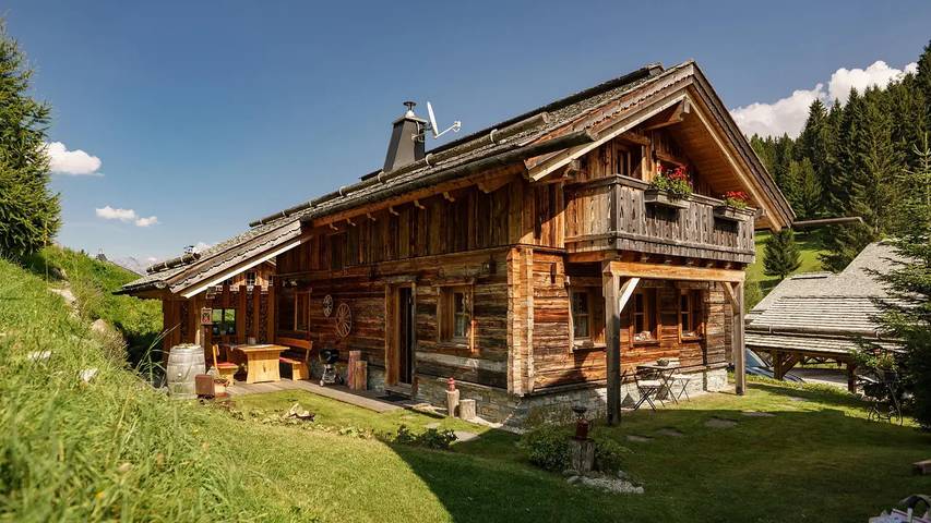 Chalet für 8 Personen, mit Terrasse und Sauna sowie Garten in Haus - 2