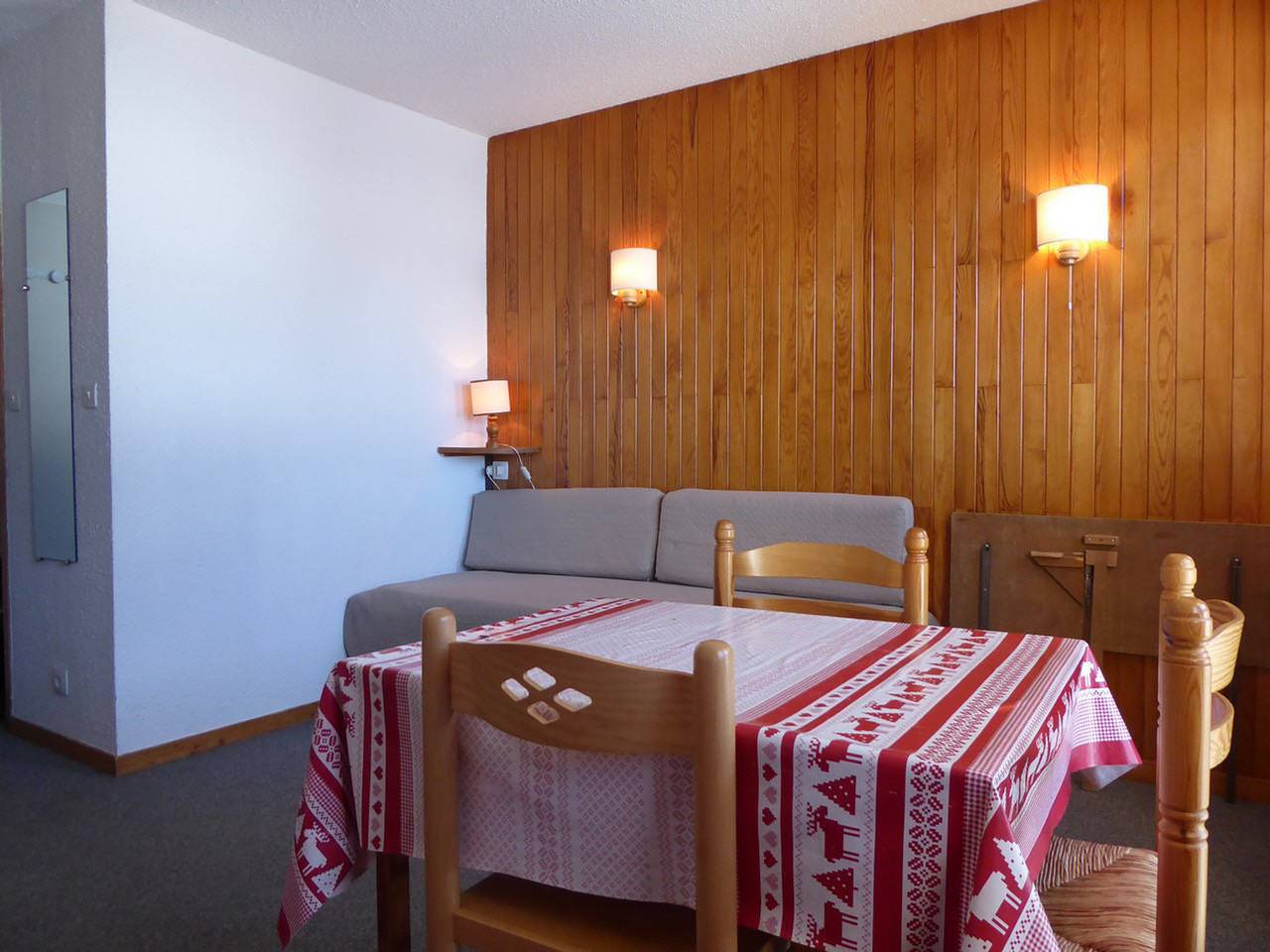 Estudio entero, Estudio para 3 pers. en Montchavin, cerca de pistas, parking gratuito in Bellentre, La Plagne-Tarentaise
