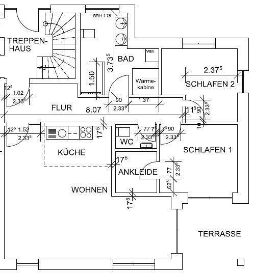 Ferienwohnung für 4 Personen, mit Terrasse und Garten sowie Sauna in Dahme - 2
