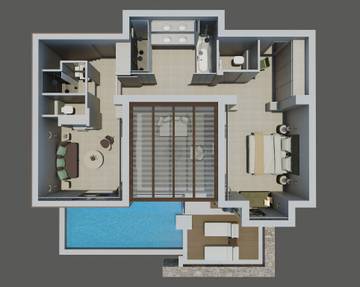 Villa Mit Pool für 6 Personen in Chalkidiki, Bild 3