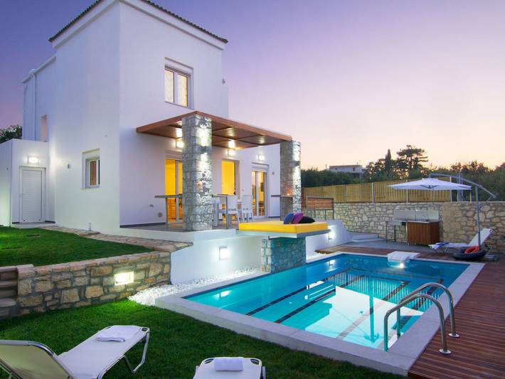 Ferienhaus für 6 Personen, mit Balkon und Terrasse sowie Garten in Rethymnon - 3