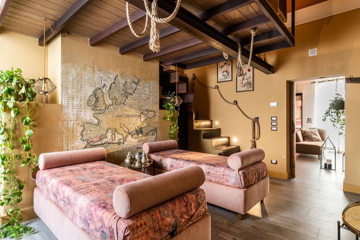 Glamping voor 2 personen, met balkon/terras in Apulië