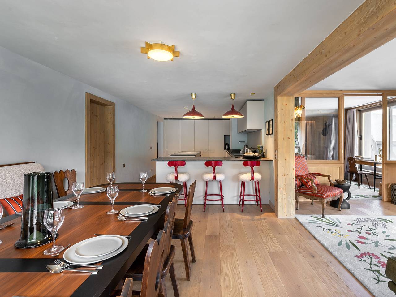 Apartamento entero, Magnífico apartamento de 6 habitaciones con jacuzzi en Courchevel, cerca de las pistas in Saint-Bon-Tarentaise, Les Trois Vallées