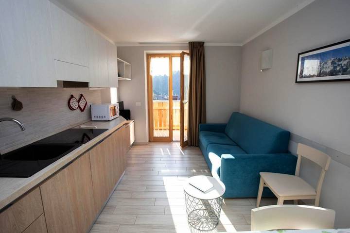 Appartamento vacanze per 4 persone, con Balcone e Terrazza nonché Panorama ad Andalo