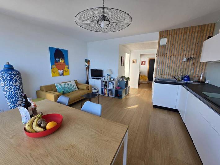 Location de vacances pour 4 personnes, avec terrasse ainsi que jardin et vue dans Plage Zorn - 4