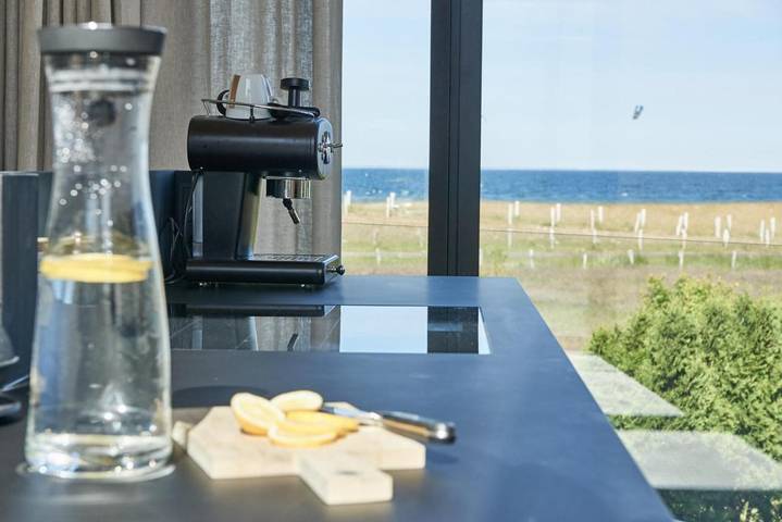 Ferienhaus für 4 Personen, mit Balkon und Terrasse sowie Garten in Falshöft