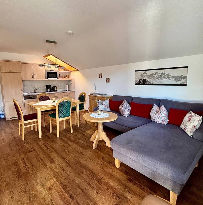 Pension pour 3 personnes, avec balcon et jardin à Oberstdorf