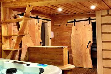 Gîte pour 12 personnes, avec jardin et jacuzzi ainsi que balcon et sauna dans Chevrerie du Brabant