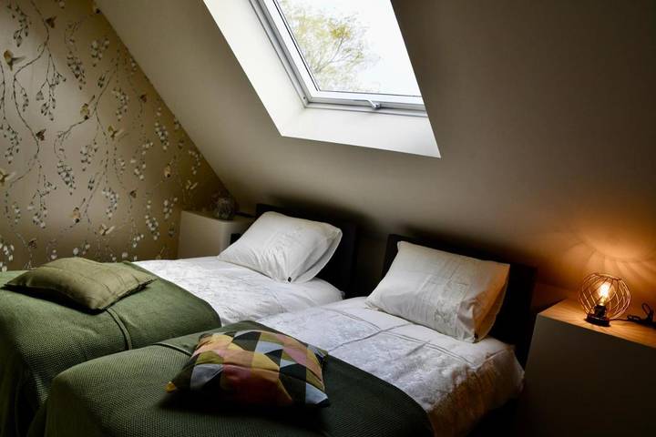 Location de vacances pour 8 personnes, avec vue ainsi que jardin et vue sur le lac à Alveringem - 4