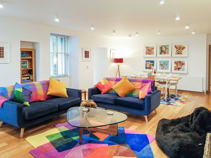 Log cabin for 4 people in Oban