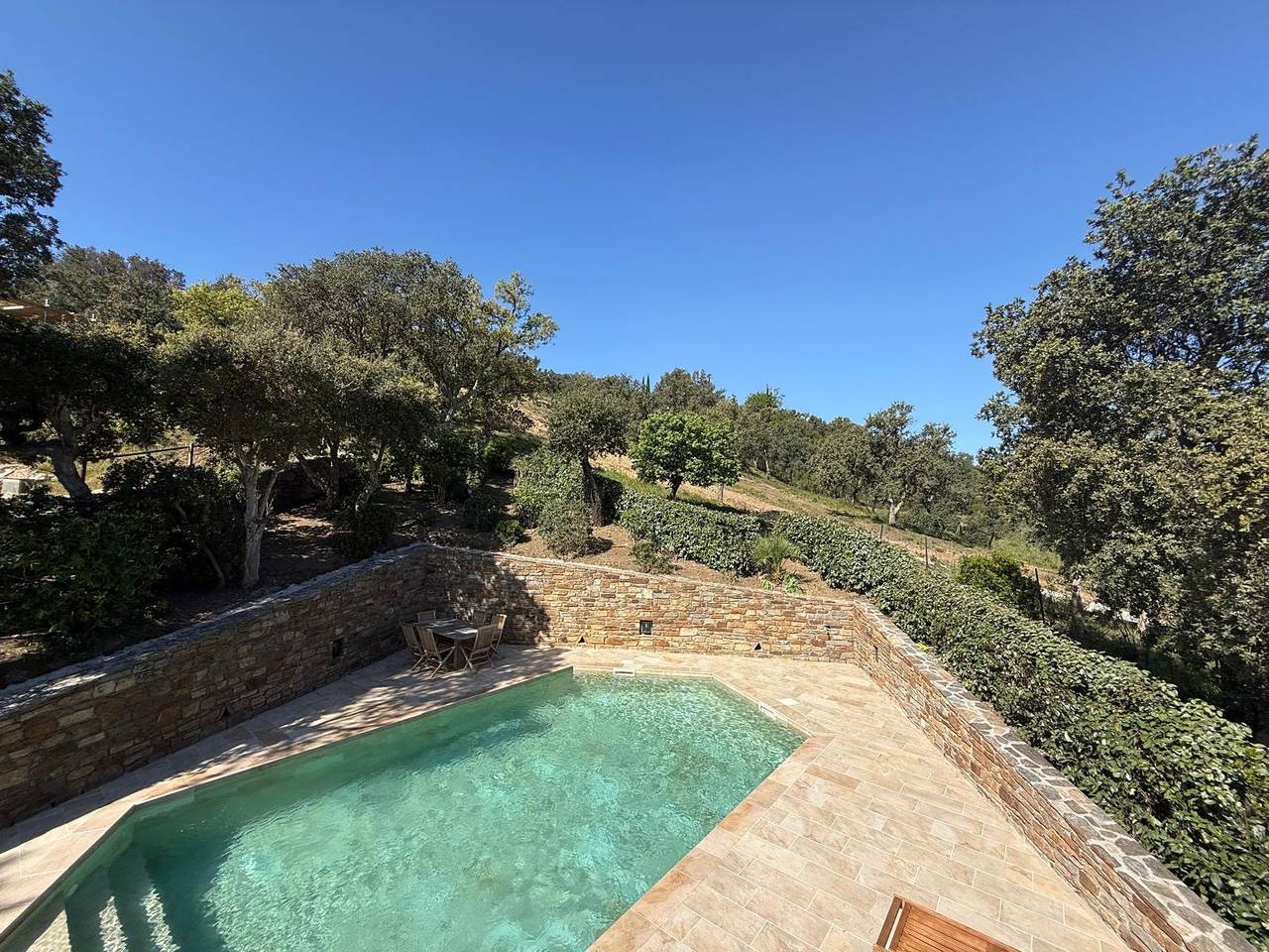 Valanvi (6p) with pool at Bormes-les-Mimosas in Bormes-les-Mimosas, Parc national de Port-Cros