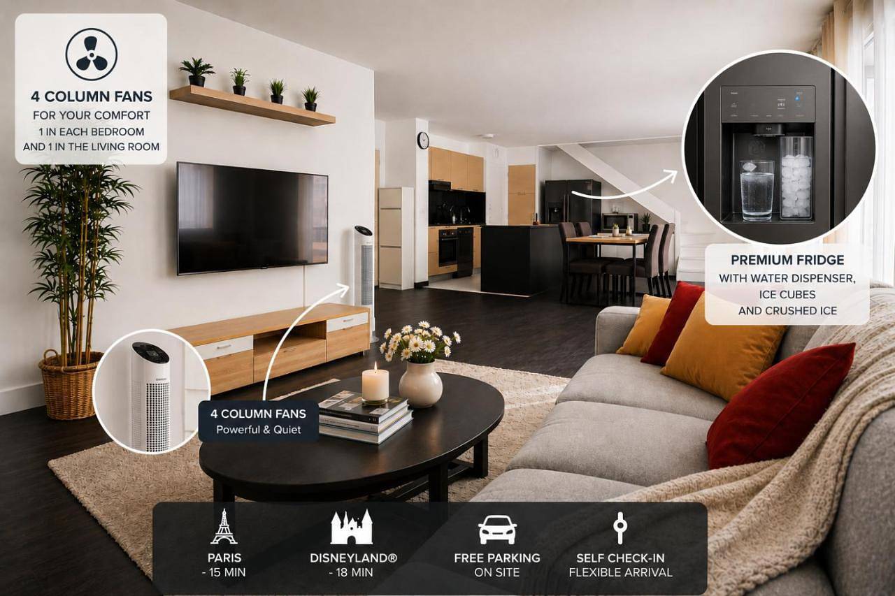 Appartement entier, Paris Disney Home Premium Duplex in Champs-sur-Marne, Seine-et-Marne