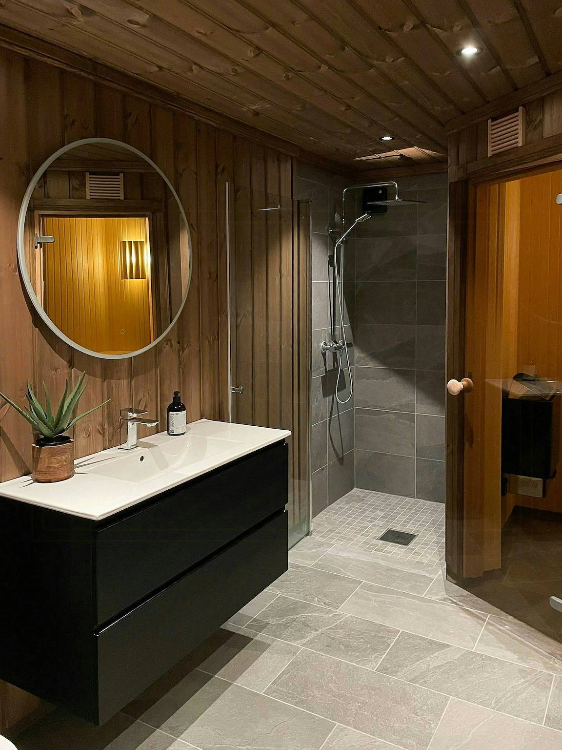 Gemütliche Hütte mit Sauna in Flå in Flå
