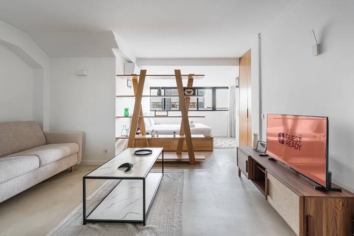 Studio voor 4 personen, met balkon in Porto