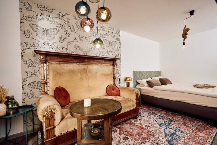Ferienwohnung für 4 Personen, mit Balkon und Terrasse sowie Garten und Ausblick in Hilders - 3